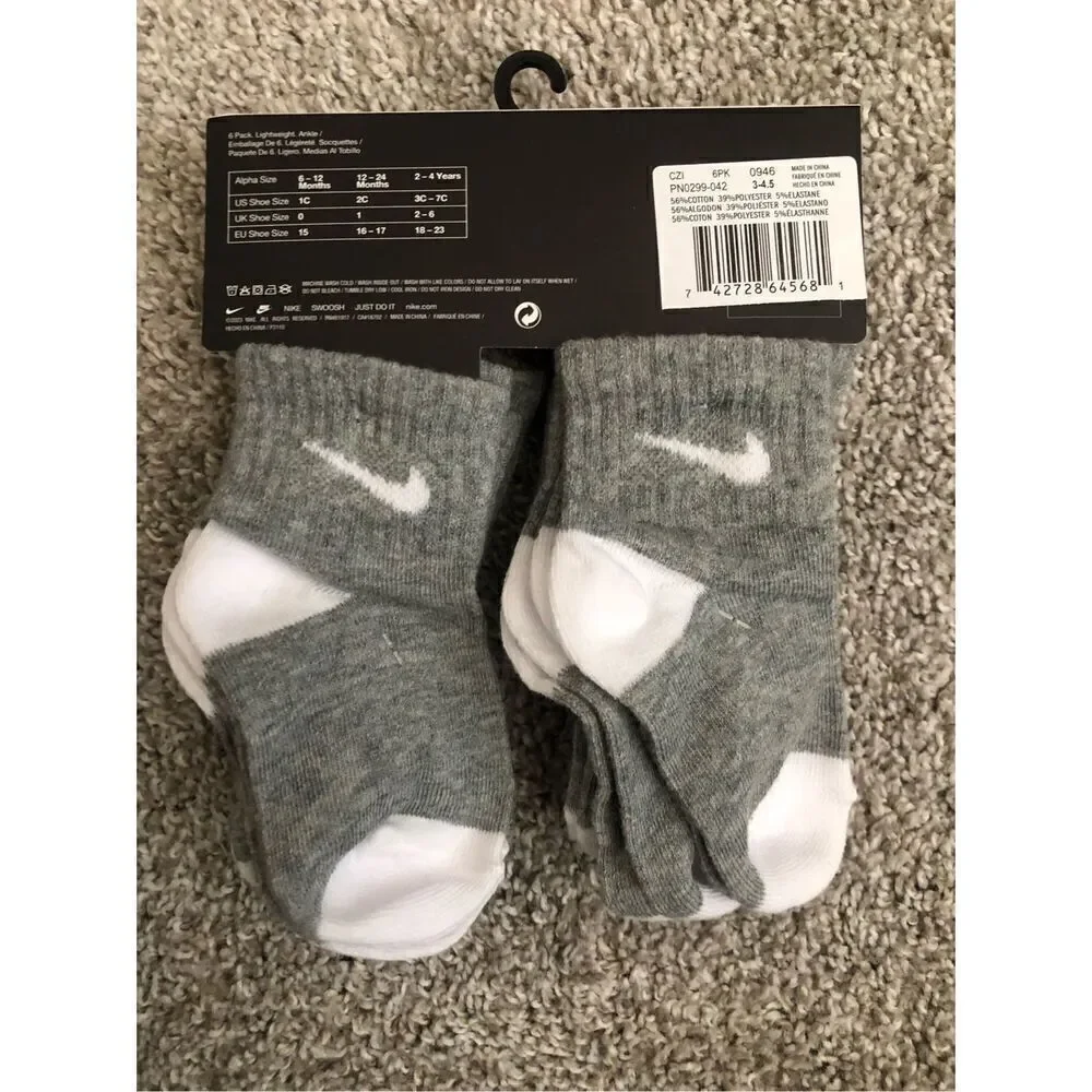 Nike Toddler 12-Pack Lightweight Ankle Socks